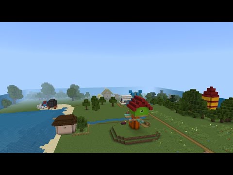 Видео: обзор на карту из Смешариков перенесённых в minecraft