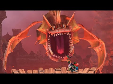 Видео: БИТВА С ДРАКОНОМ И МУЗЫКАЛЬНЫЙ УРОВЕНЬ ЗАМКА! RAYMAN LEGENDS #4