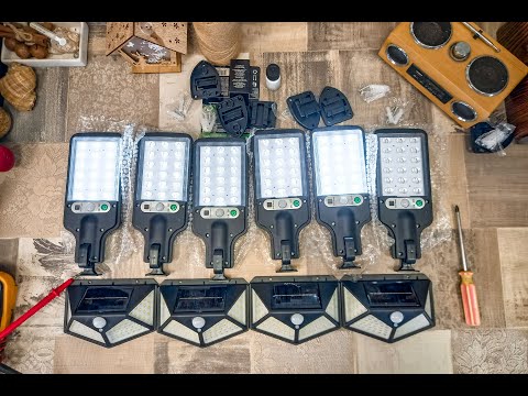 Видео: Светят или нет фонари с AliExpress на солнечной батарее? Часть 3