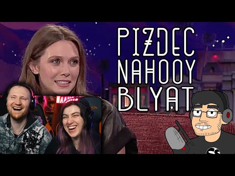 Видео: Элизабет Олсен ругается МАТОМ НА РУССКОМ | РЕАКЦИЯ на Студия озвучки "ShtigliShti"