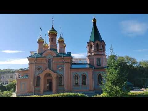 Видео: 470. Хабаровск. Сквер Семьи, Любви и Верности - Железнодорожный Вокзал. 09.09.25.