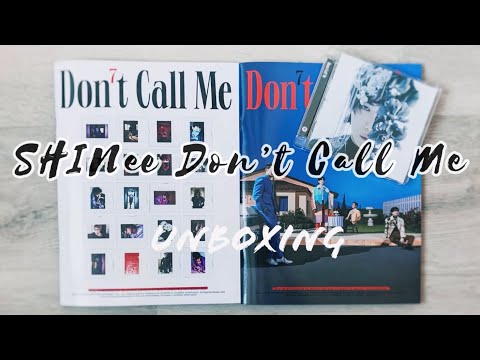 Видео: ✧ Распаковка альбома SHINee (샤이니) Don't Call Me // SHINee Unboxing ✧
