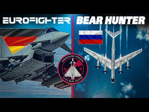 Видео: Eurofighter Typhoon против Su-30 Flanker-H / Tu-95 BEAR | Цифровой боевой симулятор | DCS |