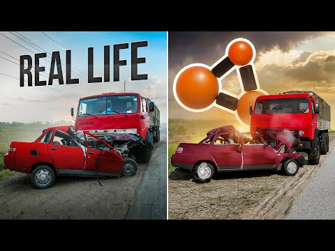 Видео: Аварии на реальных событиях в BeamNG.Drive #65