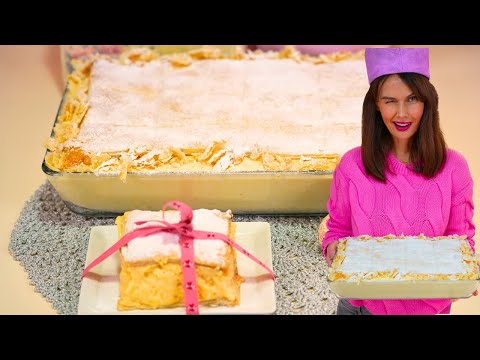 Видео: Кремпита - Самая вкусная, как из детства, без желатина и сладких сливок.