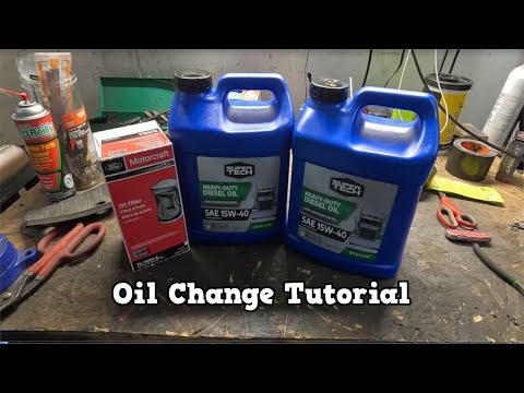 Видео: Руководство по замене масла в двигателе Ford 7.3 Powerstroke — пошаговое руководство
