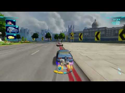 Видео: Тачки 2 (Xbox 360) - Боевой Заезд - 3 круга - Масляное пятно - Гайд-тур - Род "Движок" Рэдлайн