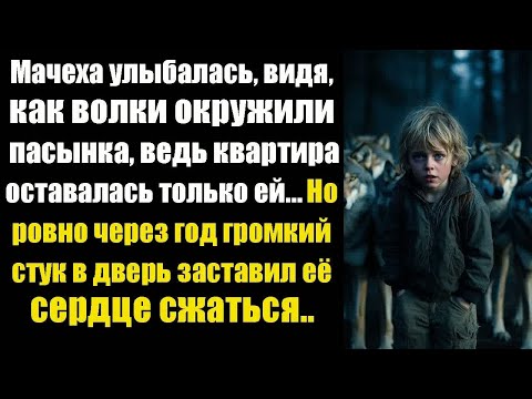 Видео: Мачеха улыбалась, видя, как волки окружили пасынка, ведь квартира оставалась только ей… Но ровно...