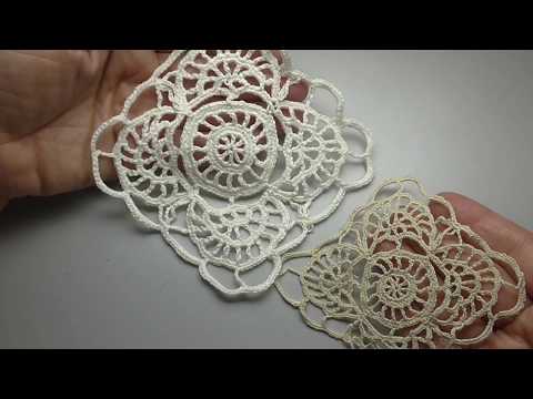 Видео: Ажурный квадрат крючком под старинное кружево