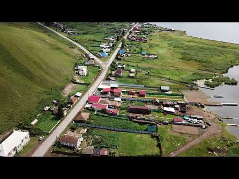 Видео: Деревня Парная (озеро Большое), пролет на квадрокоптере