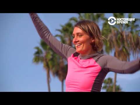 Видео: Слэклайн. Не слышали? Новая мода в Лос-Анджелесе!