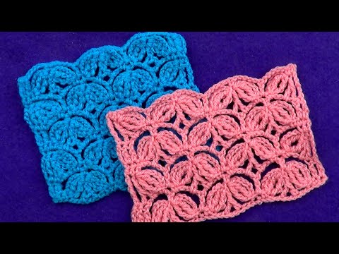 Видео: Красивый ажурный узор   Beautiful openwork pattern