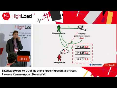 Видео: Защищаемость от DDoS на этапе проектирования системы / Рамиль Хантимиров (StormWall)