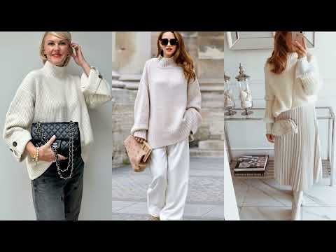 Видео: СТИЛЬНЫЙ БЕЛЫЙ СВИТЕР В ЖЕНСКОМ ГАРДЕРОБЕ❤️ С ЧЕМ НОСИТЬ БЕЛЫЙ СВИТЕР