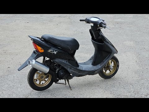 Видео: Как выровнять раму скутера - Honda Dio 35ZX