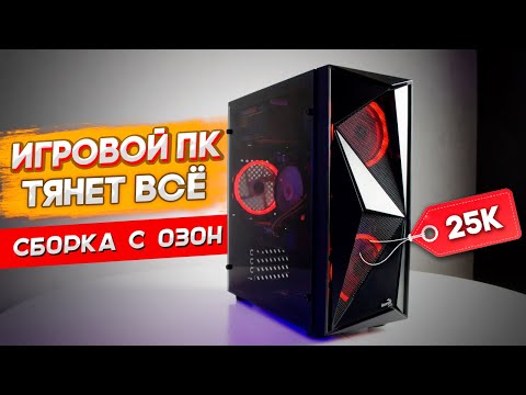 Видео: Сборка бюджетного ПК для ИГР за 25тыс рублей | Как собрать ИГРОВОЙ ПК с ОЗОН за 25000 рублей