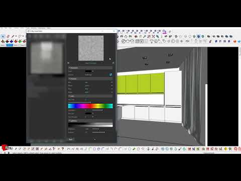Видео: SketchUp.V-ray. Настройка материалов в сцене. Эскизный рендер за 30 минут