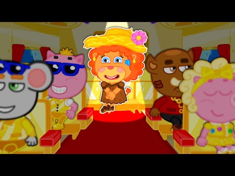 Видео: Маша и Леопольд. Шагающий автобус - Мультик для детей - Lion Family на русском