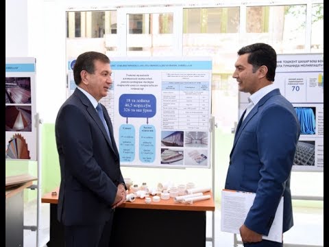 Видео: Президент Узбекистана Шавкат Мирзиёев 16 июня посетил Учтепинский район г.Ташкента