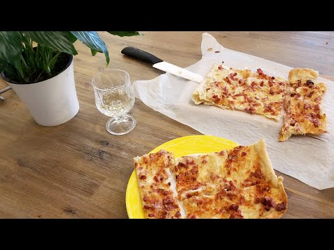 Видео: Тарт фламбе