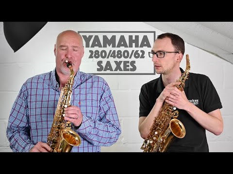 Видео: Ассортимент альт-саксофонов Yamaha — различия между моделями 280 / 480 / 62