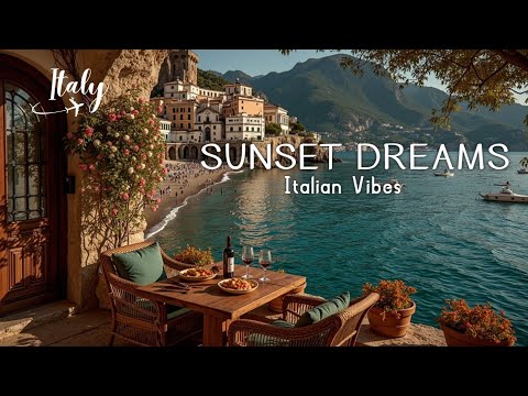 Видео: Romantic Italian Piano & Guitar Music ~ Релакс виды заката | Красивые пейзажи Италии