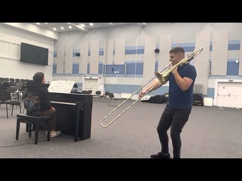 Видео: N. A. Rimsky-Korsakov concerto for trombone. Н. А. Римский-Корсаков концерт для тромбона