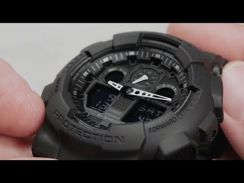 Видео: Обзор наручных часов CASIO G-SHOCK GA-100-1A1 - видеообзор от интернет-магазина MinutaShop.ru