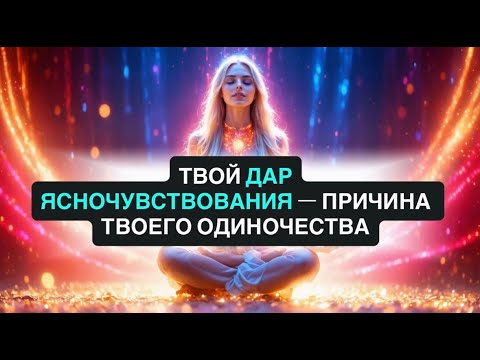 Видео: ТВОЙ ДАР ЯСНОЧУВСТВОВАНИЯ — ПРИЧИНА ТВОЕГО ОДИНОЧЕСТВА | БОГ ПРОСИТ ТЕБЯ ПРОСНУТЬСЯ