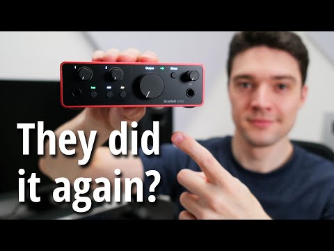 Видео: Обзор USB-аудиоинтерфейса Focusrite Scarlett Solo 4-го поколения (примеры звука в режиме Air)