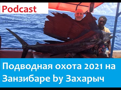 Видео: Подводная охота Занзибар Танзания 2021 by Захарыч Тунцы, парусники, лобстеры, барракуды