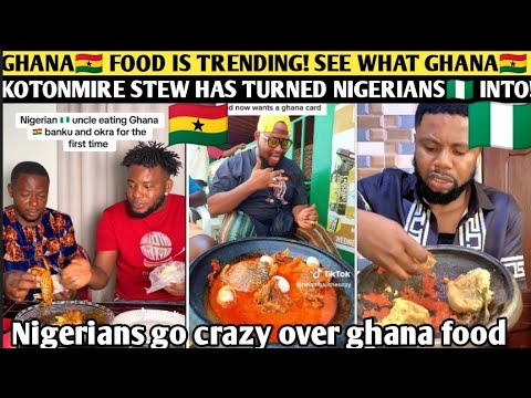 Видео: Еда из Ганы в тренде! Посмотрите, во что рагу из Ганы превратило нигерийцев!
