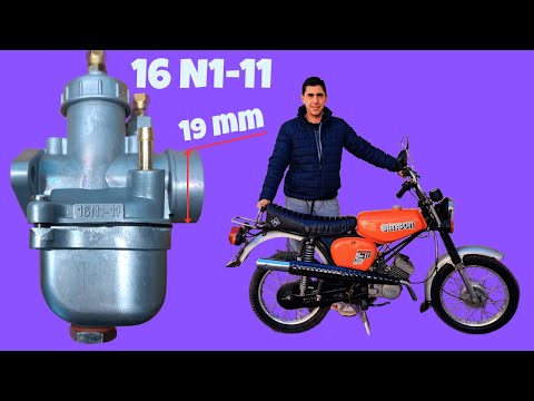 Видео: Simson S51 оживя! Подмяна с 19мм карбуратор 16N1-11