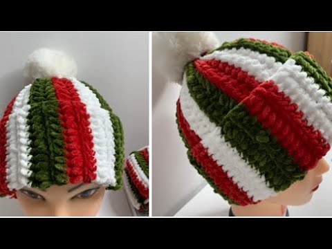 Видео: Шапка из плюшевой пряжи ☕️🧶 Вяжем крючком, легко и просто.