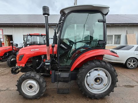 Видео: Китайский трактор ХТ 244 с кабиной