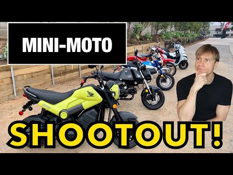 Видео: Grom, Monkey, Super Cub, Metropolitan, PCX, Trail, Ruckus, ADV150 — сравнительный тест лучших мин...