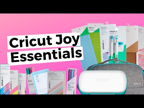 Видео: Cricut Joy, какие аксессуары и материалы следует приобрести?