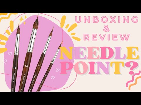 Видео: Обзор акварельных кистей Fuumuui Needle Point