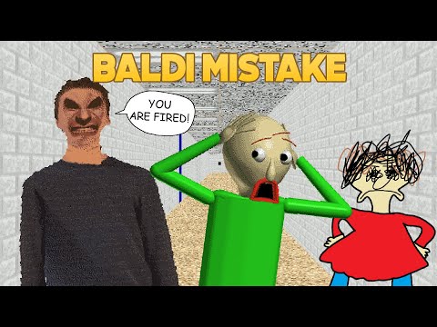 Видео: Балди уволили 🥺 | Ошибка Балди [Baldi's Basics Mods]