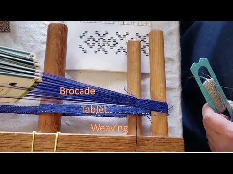 Видео: Ткать вместе с Элевисом, Эп. 32: Плетение парчовых дощечек