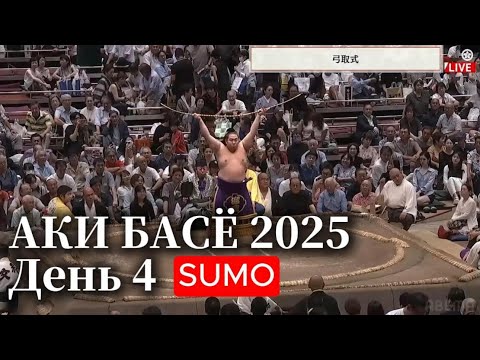 Видео: АКИ БАСЁ 2025 День 4 - сумо на русском