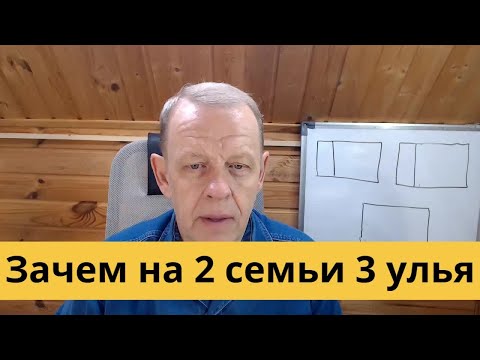 Видео: Пасека под ключ задача минимум - из двух семей, в трёх ульях-лежаках, сделать 3-4 семьи и мёд