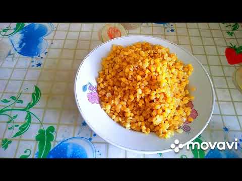 Видео: Отличная закуска к пиву. Сушёный жаренный горох. Рецепт.