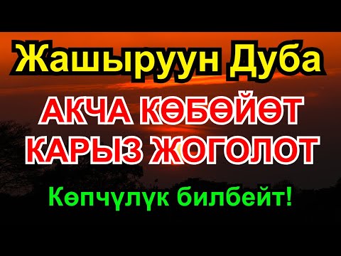 Видео: Миллионерлердин купуя тилеги менен акча агып келип, карыз түбөлүк жок болот | 1