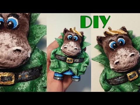 Видео: МК  Символ 2026 / Не Лошадь, а Конь в пальто ! ))  Ватная игрушка на ёлочку  / DIY cotton wool toy