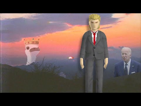 Видео: Трамп выживает в мире зомби, а Байден комментирует