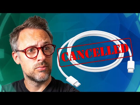 Видео: USB-C вам позже, входящие в комплект кабели?