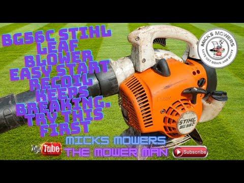 Видео: Пистолет SHIHL BG56C Easy Start Recoil постоянно ломается. Вот решение.