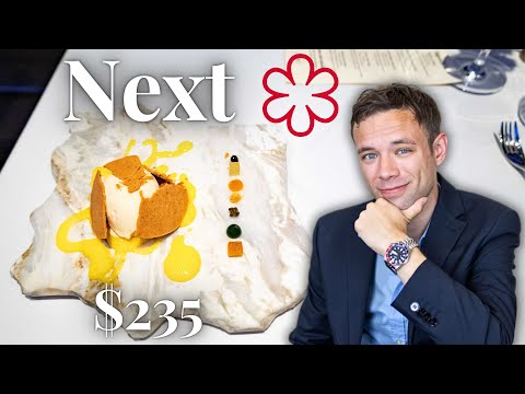 Видео: Пообедайте в Next. Один из самых смелых ресторанов мира, отмеченных звездами Мишлен. Меню от Масс...