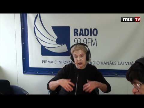 Видео: Актриса Лилита Озолиня на радио Балтком Mix TV